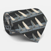 Blitzund FlügelTrimarans Krawatte (Gerollt)