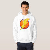 Blitzvektorclipart Hoodie (Vorne ganz)