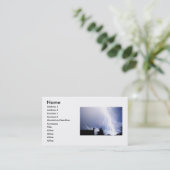 BlitzVisitenkarte Visitenkarte (Stehend Vorderseite)