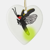 Blitzwanzenflug 2 beleuchtet keramik ornament (Rechts)