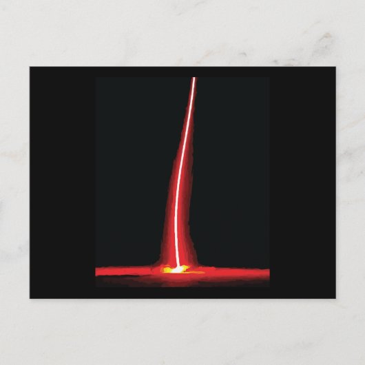 Blitzwetterlicht Postkarte (Vorderseite)