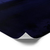 Blitzwolke - Naturkunst-Design Poster (Ecke)