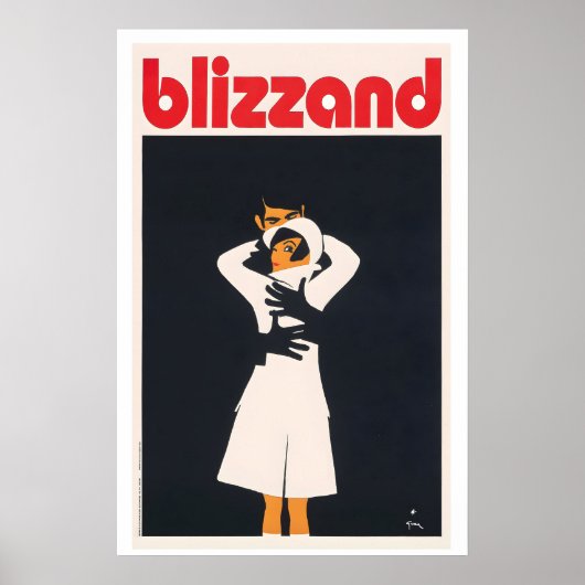 Blizzand Embrace Vintage Advertising Poster (Vorne)