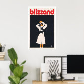 Blizzand Embrace Vintage Werbeplakat Poster (Heimbüro)