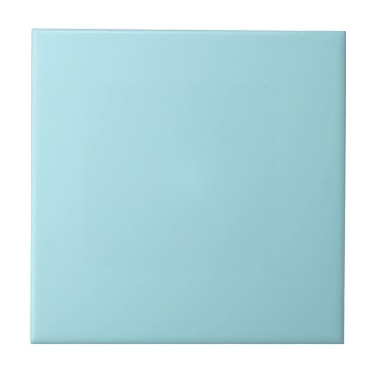 Blizzard Blau Einfarbig Fliese (Vorderseite)