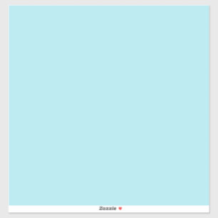 Blizzard Blau (feste Farbe) Aufkleber