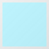 Blizzard Blau (feste Farbe) Fensteraufkleber (Blatt)