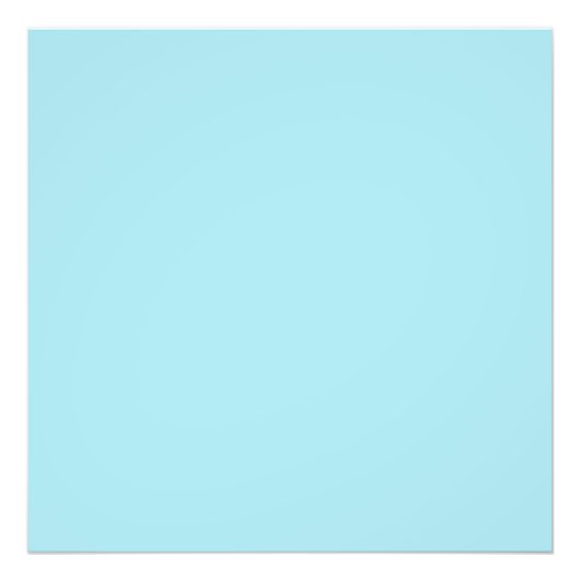 Blizzard Blau (feste Farbe) Fotodruck (Vorne)