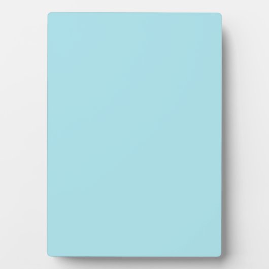 Blizzard Blau (feste Farbe) Fotoplatte (Vorderseite)