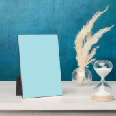 Blizzard Blau (feste Farbe) Fotoplatte (Seite)