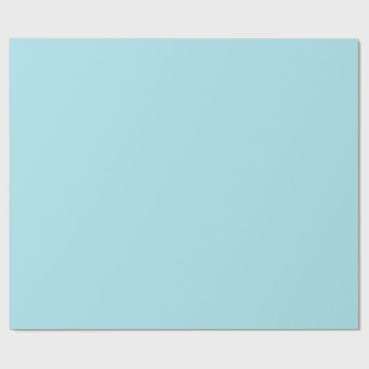 Blizzard Blau (feste Farbe) Geschenkpapier (Flach)