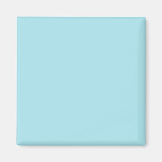 Blizzard Blau (feste Farbe) Magnet (Vorne)