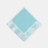 Blizzard Blau (feste Farbe) Serviette (Ecke)