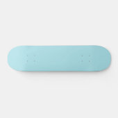 Blizzard Blau (feste Farbe) Skateboard (Horizontal)