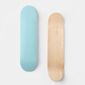 Blizzard Blau (feste Farbe) Skateboard (Vorderseite)