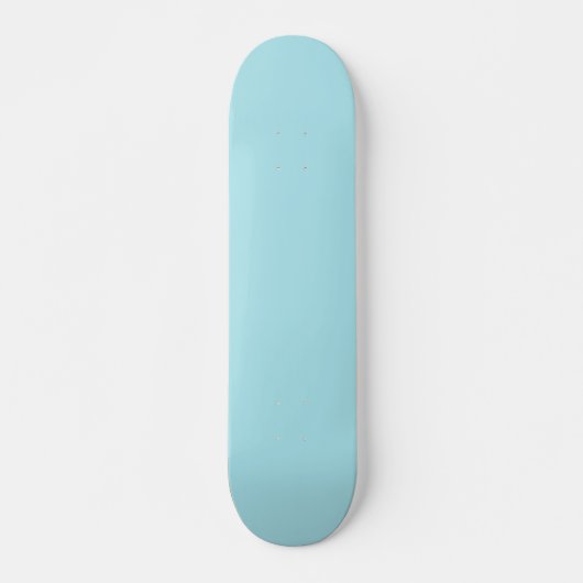 Blizzard Blau (feste Farbe) Skateboard (Vorne)
