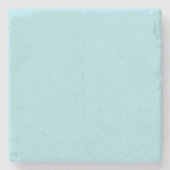 Blizzard Blau (feste Farbe) Steinuntersetzer (Vorderseite)