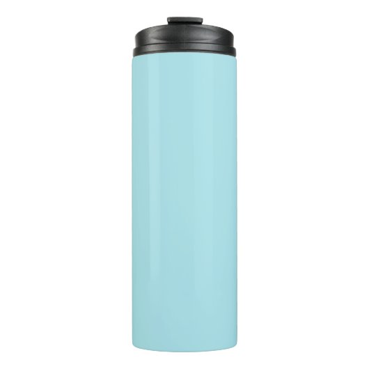 Blizzard Blau (feste Farbe) Thermosbecher (Vorderseite)