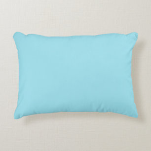 Blizzard Blau Solidfarbe Dekokissen