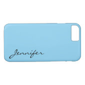 Blizzard Blauer Farbhintergrund Case-Mate iPhone Hülle (Rückseite (Horizontal))