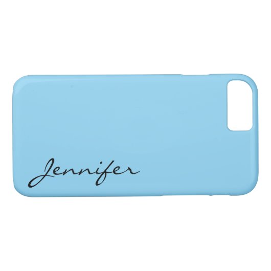 Blizzard Blauer Farbhintergrund Case-Mate iPhone Hülle (Rückseite (Horizontal))