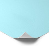 Blizzard Blue Background Poster (Ecke)