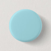 Blizzard Blue Solid Color Button (Vorderseite)