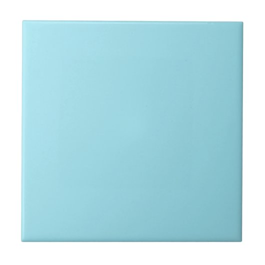 Blizzard Blue Solid Color Fliese (Vorderseite)