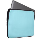 Blizzard Blue Solid Color Laptopschutzhülle (Vorne Rechts)