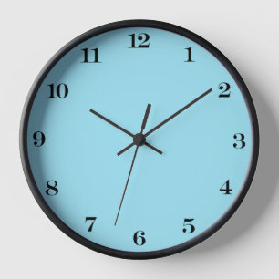 Blizzard Blue Solid Color Uhr