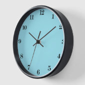 Blizzard Blue Solid Color Uhr (Winkel)