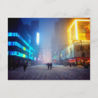 Blizzard in Times Square