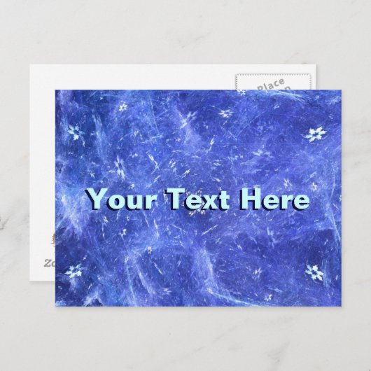 Blizzard Postkarte (Vorne/Hinten)