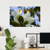 Blizzard Sky Southern Magnolia Poster Print (Heimbüro)