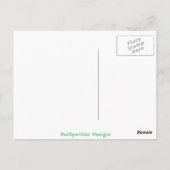 Blizzard Trees Oil Postkarte (Rückseite)