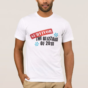 Blizzard von Überlebendem 2010 T-Shirt