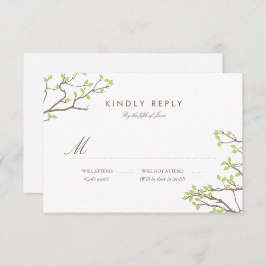 Blizzful Branch UAWG RSVP Karte (Vorne/Hinten)