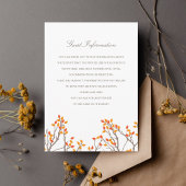 Blizzful Branches Wedding Begleitkarte