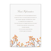 Blizzful Branches Wedding Begleitkarte