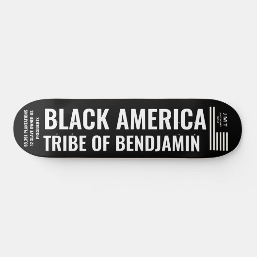 BLK AMERICA T O B Skateboard (Horizontal)