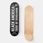 BLK AMERICA T O B Skateboard (Vorderseite)