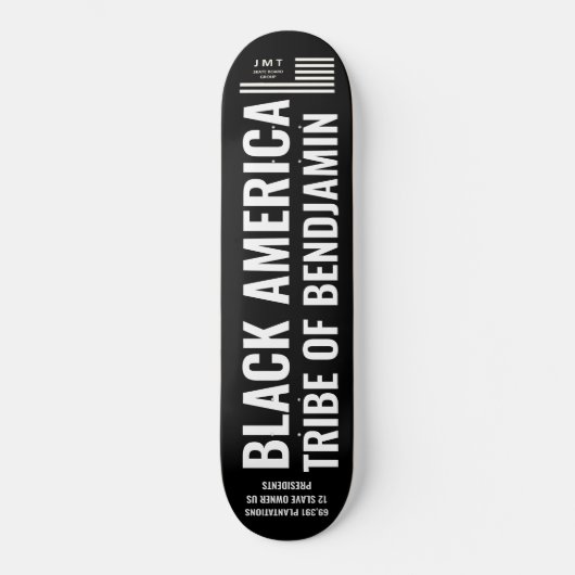BLK AMERICA T O B Skateboard (Vorderseite)