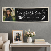 BLK & CREAM 2026 | Abschlussbanner mit Foto Banner
