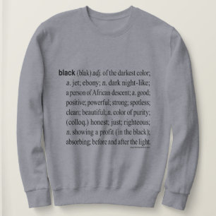 BLK DEF: Damengraues Sweatshirt