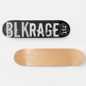 BLK RAGE Skateboard (Horizontal)