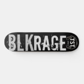 BLK RAGE Skateboard (Horizontal)