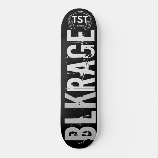 BLK RAGE Skateboard (Vorderseite)