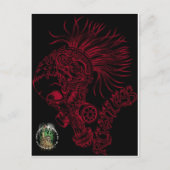 Blk/Red Ruthless Postkarte (Vorderseite)