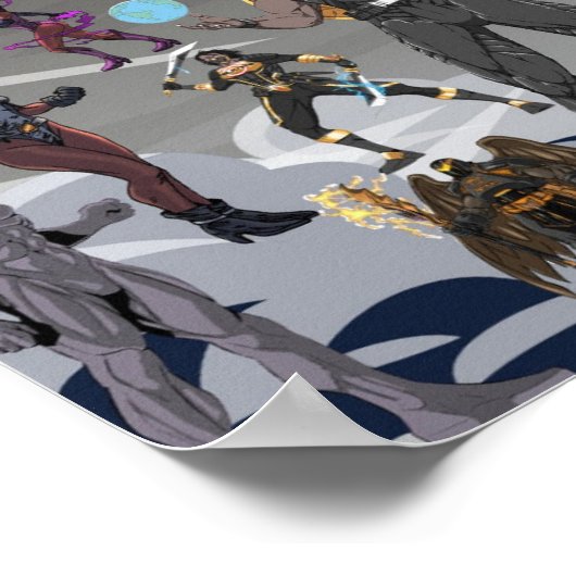 BLK Superheroes Poster (Ecke)