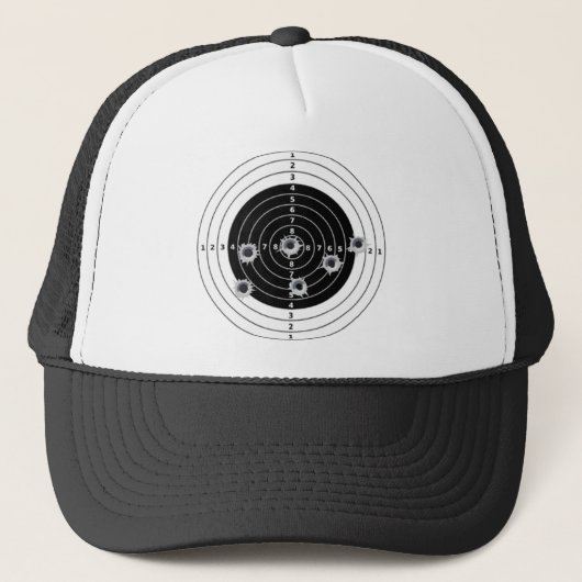 BLK/WHITE BASEBALL-MÜTZE TRUCKERKAPPE (Vorderseite)